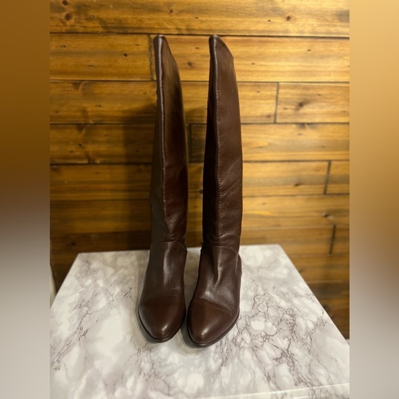 Philip Joseph made in Italy leather boots in brownWomen's size 5.5 like new! - Picture 4 of 8
